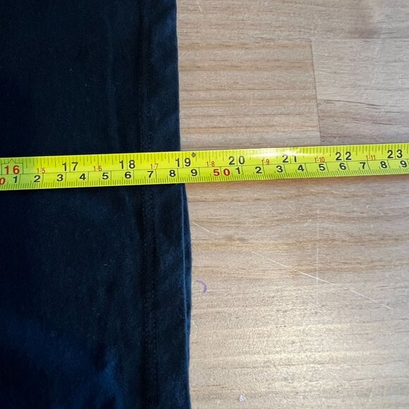 prAna Womens Everyday Crop Short Sleeve Tee Shirt MEDIUM Black Cotton - Picture 8 of 8